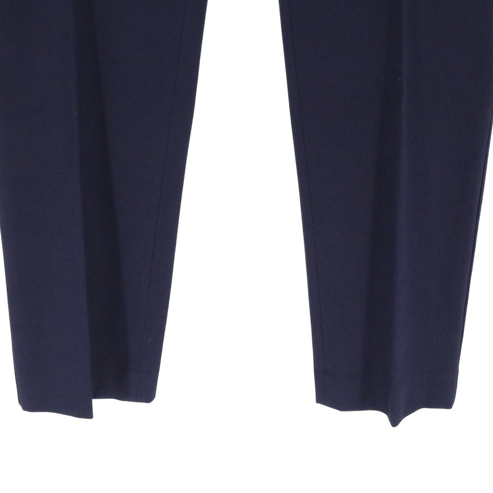 NWT Talbots High Waist Straight Leg Trousers Navy Blue Dress Pants Size 8 - Picture 6 of 9